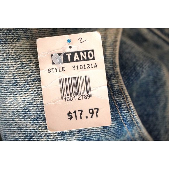 Vintage PS Gitano Acid Washed Jeans NOS Womens Size 22W Curvy High Waist Rise - Picture 9 of 12